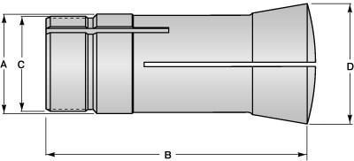 25C Collet 1-11/16 Hex